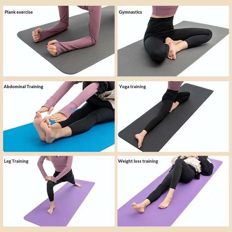 Yoga Of Fitness Mat - Matras Yoga Anti Selip Ekstra Tebal