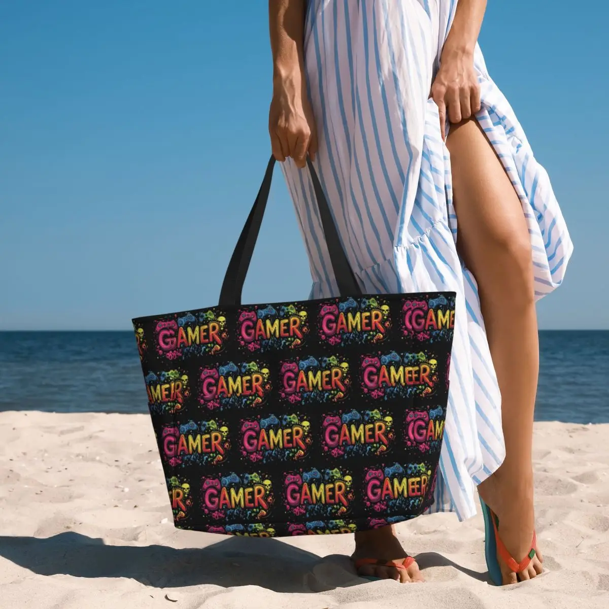 Yoga Fitness Videos Free - Tas Tote Pantai untuk Gamer, Kontroler