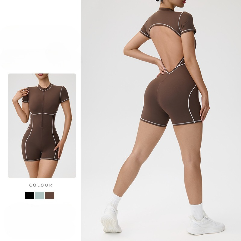 Yoga Overall Fitness - Jumpsuit Yoga Olahraga Musim Panas Wanita,