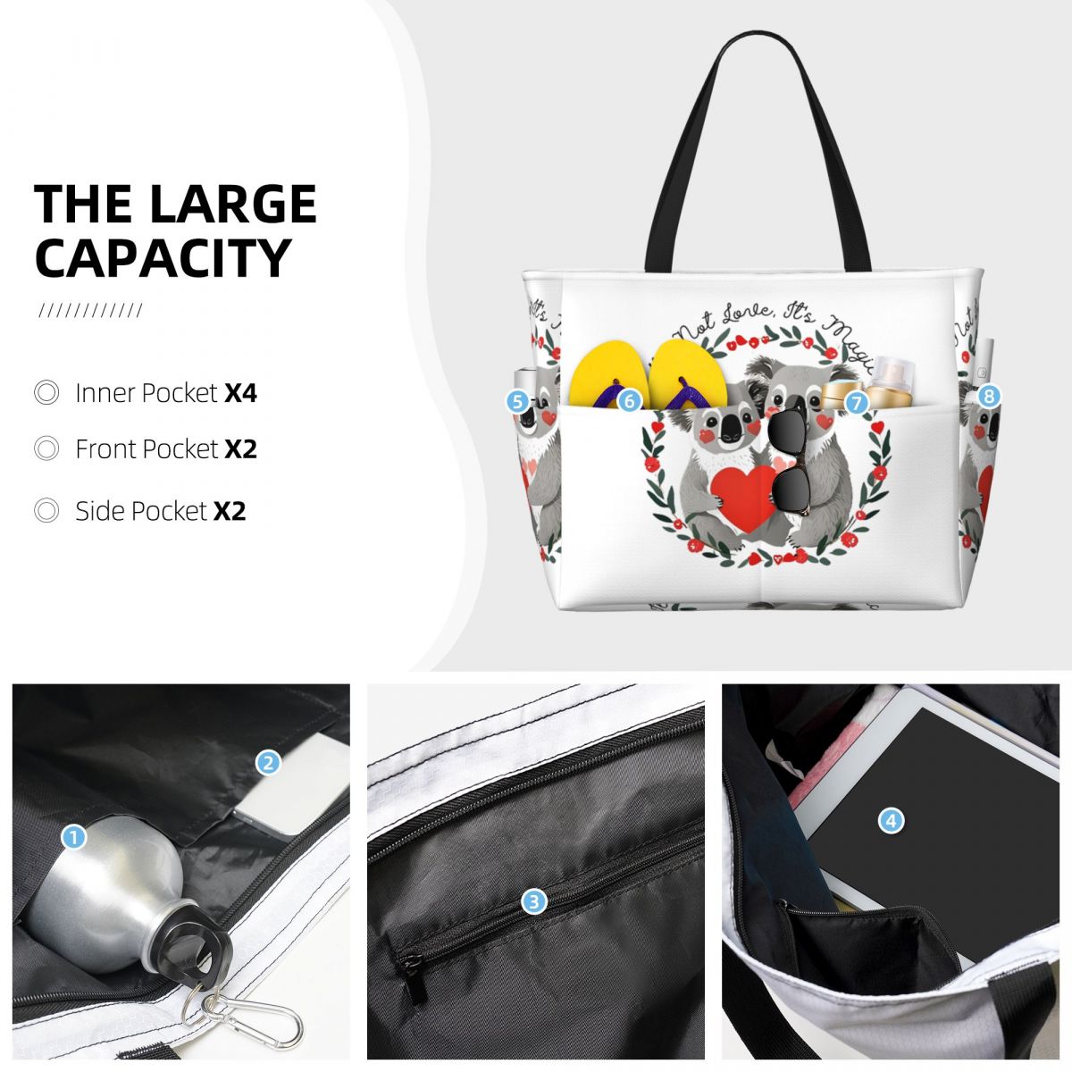 Tas Pantai Koala Bear yang Uni - Yoga Fitness Merch ulasan dan harga