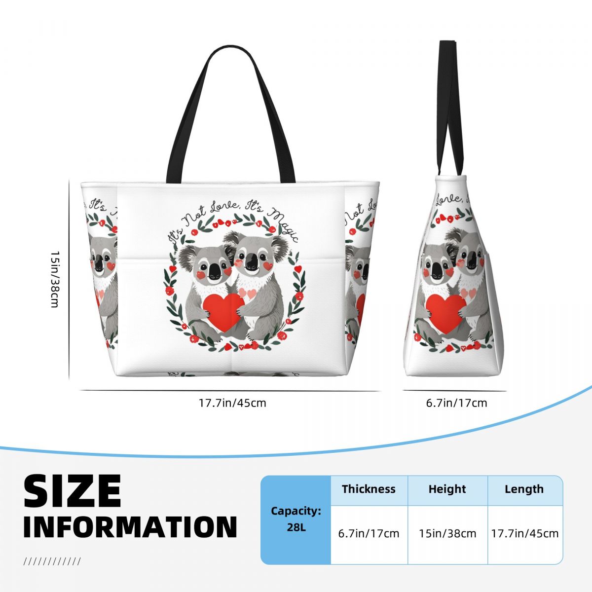 Tas Pantai Koala Bear yang Uni - Yoga Fitness Merch ulasan dan harga