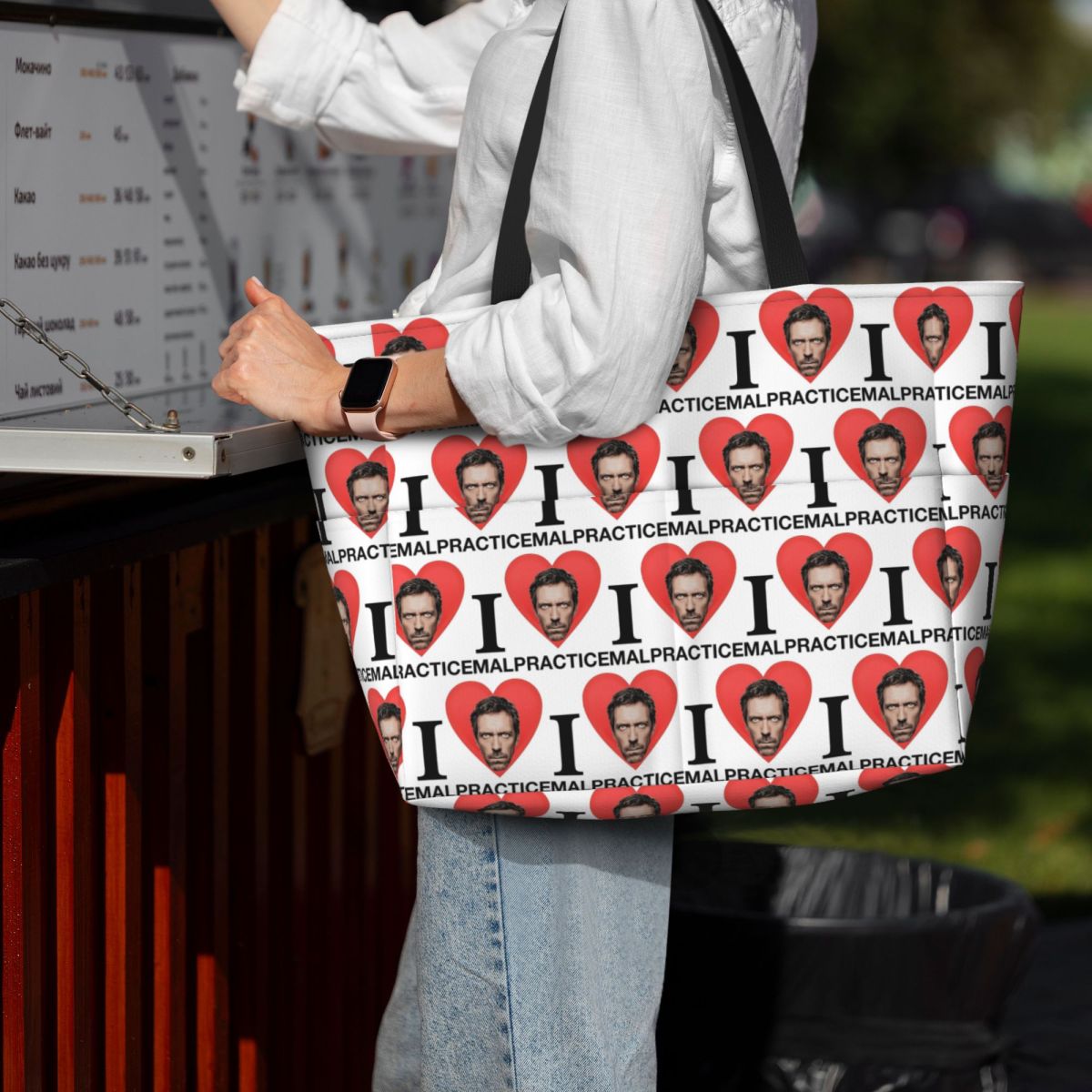 Dr House MD TV Beach Tote Bag  - Yoga Fitness Tva ulasan dan harga