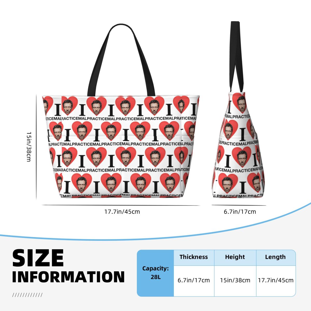 Dr House MD TV Beach Tote Bag  - Yoga Fitness Tva ulasan dan harga