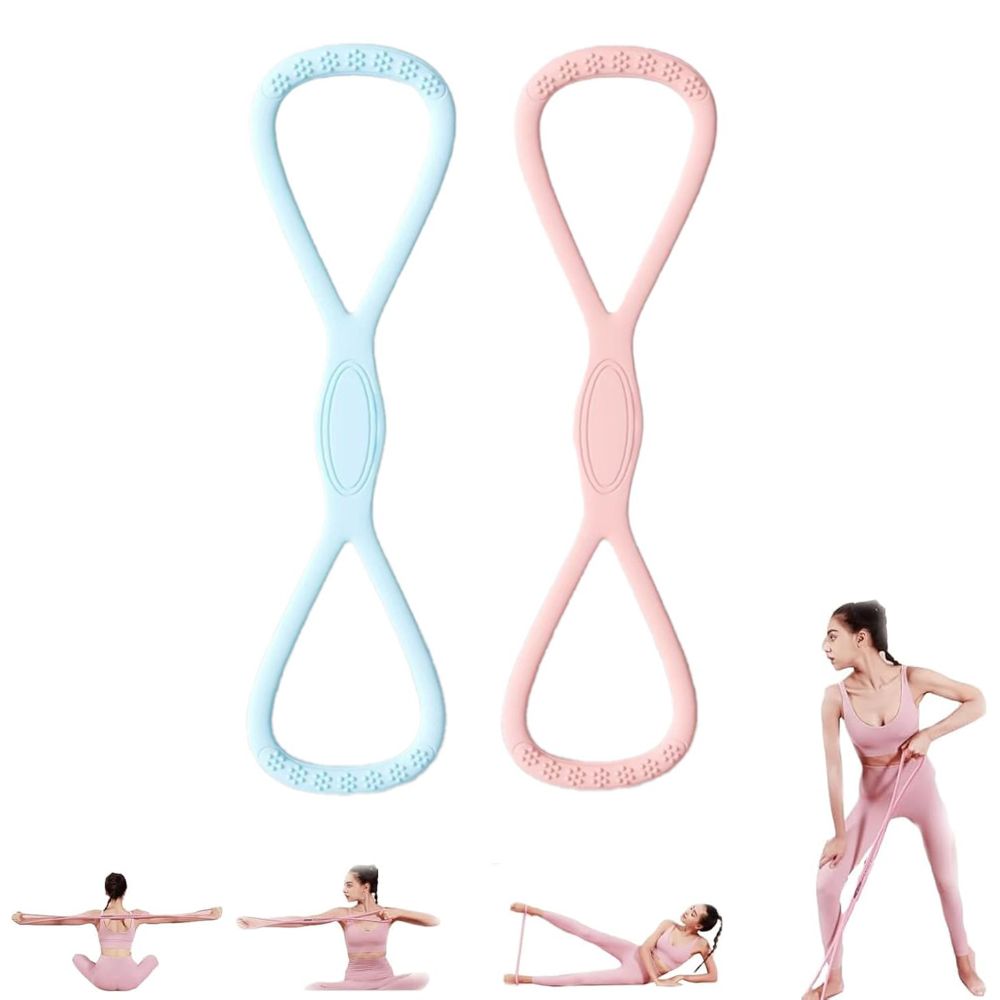 Pita Resistensi Yoga Bentuk An - Figure 8 Resistance Band ulasan dan harga