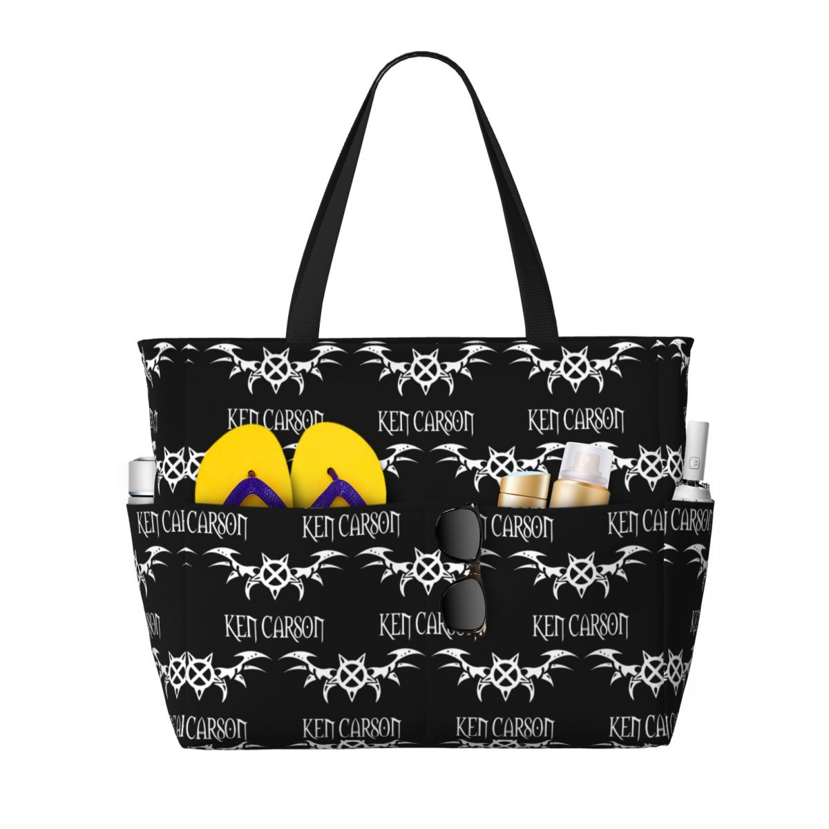 Tas Tote Pantai Rapper Ken Car - Yoga Fitness Merch ulasan dan harga