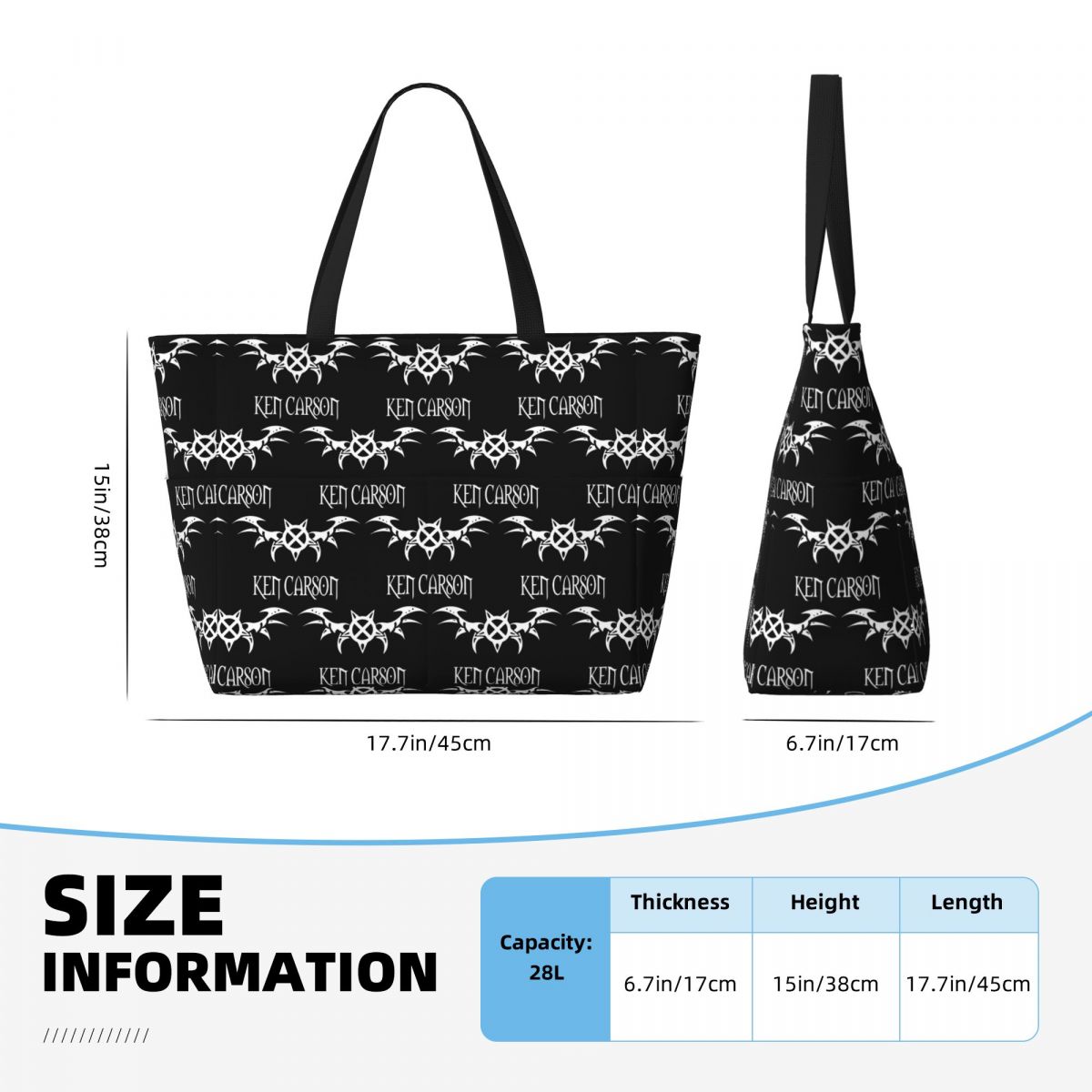 Tas Tote Pantai Rapper Ken Car - Yoga Fitness Merch ulasan dan harga