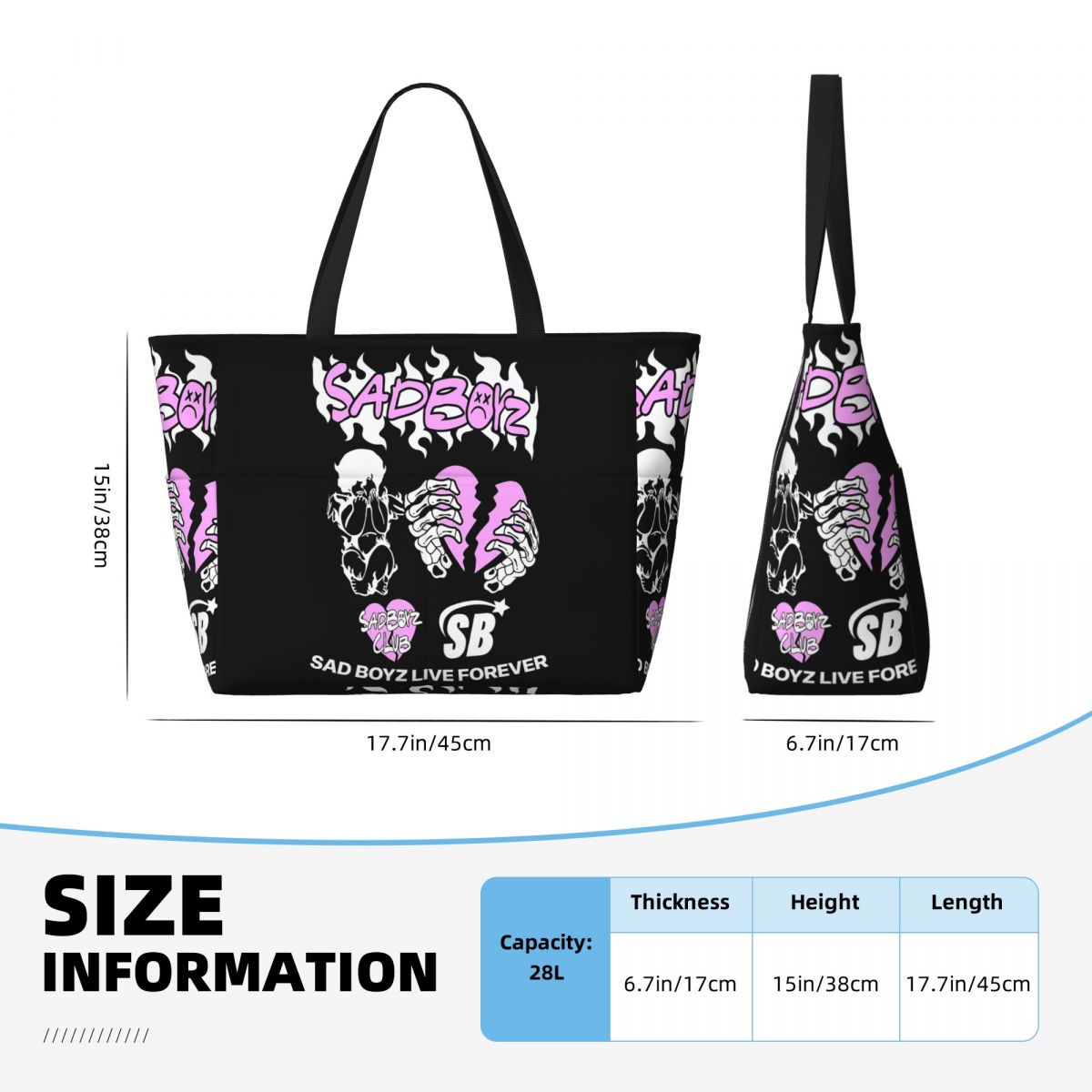 Tas Tote Pantai Junior H Merch - Yoga Fitness Merch ulasan dan harga