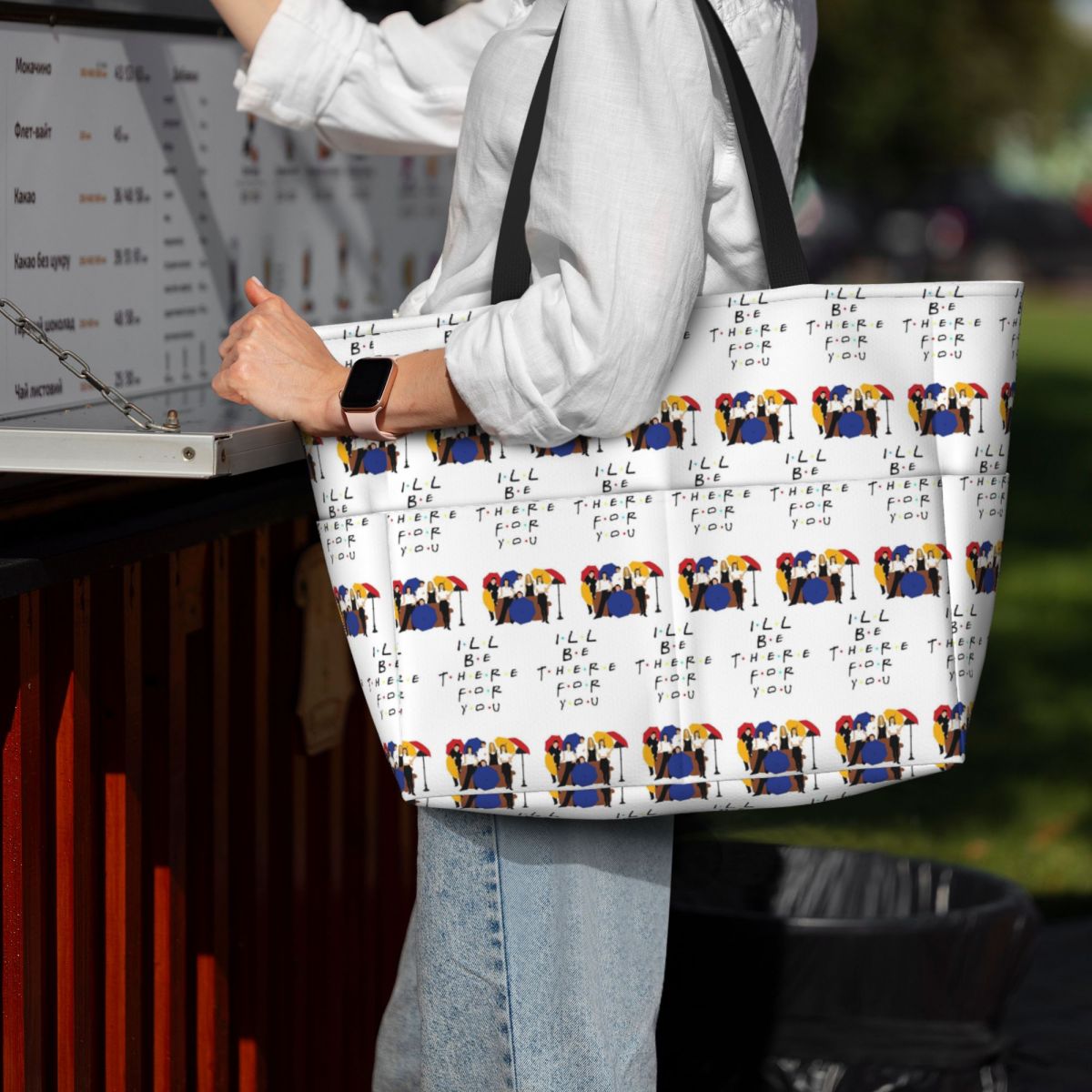 Tas Tote Pantai Friend TV Show - Yoga Fitness Tva ulasan dan harga