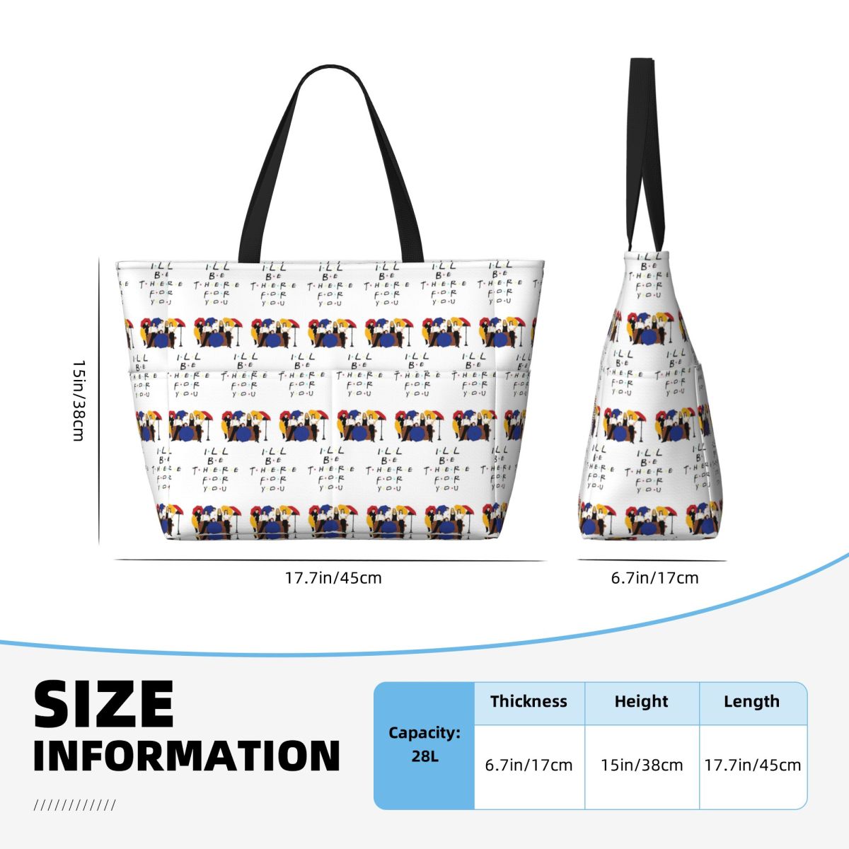 Tas Tote Pantai Friend TV Show - Yoga Fitness Tva ulasan dan harga