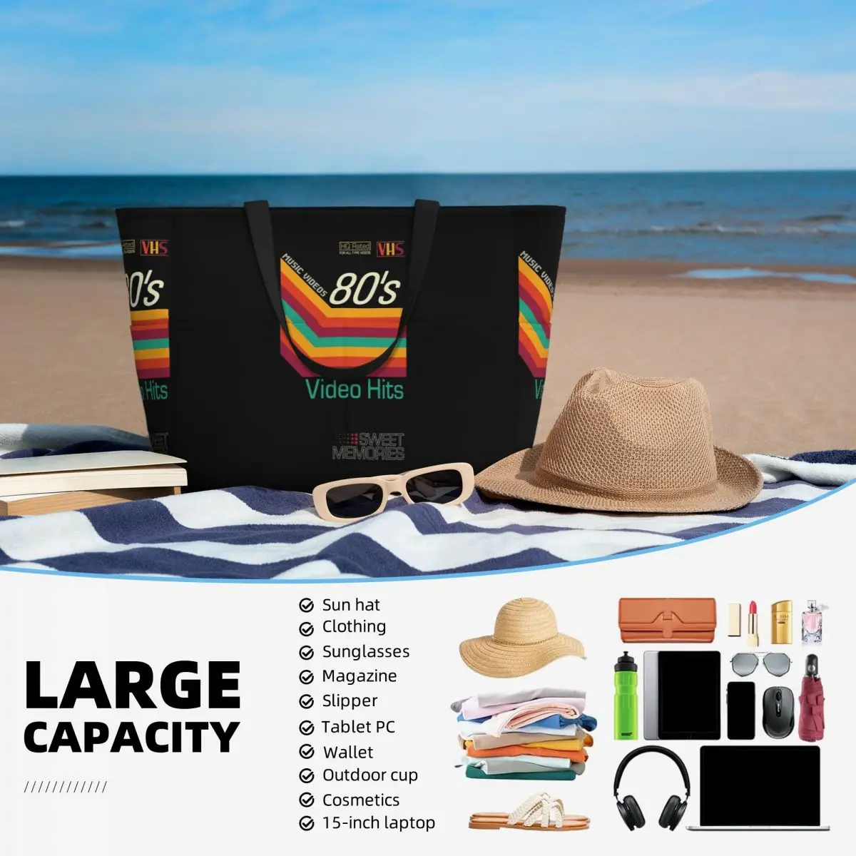 Tas Tote Pantai VHS Kaset Vide - Yoga Fitness Videos Free ulasan dan harga