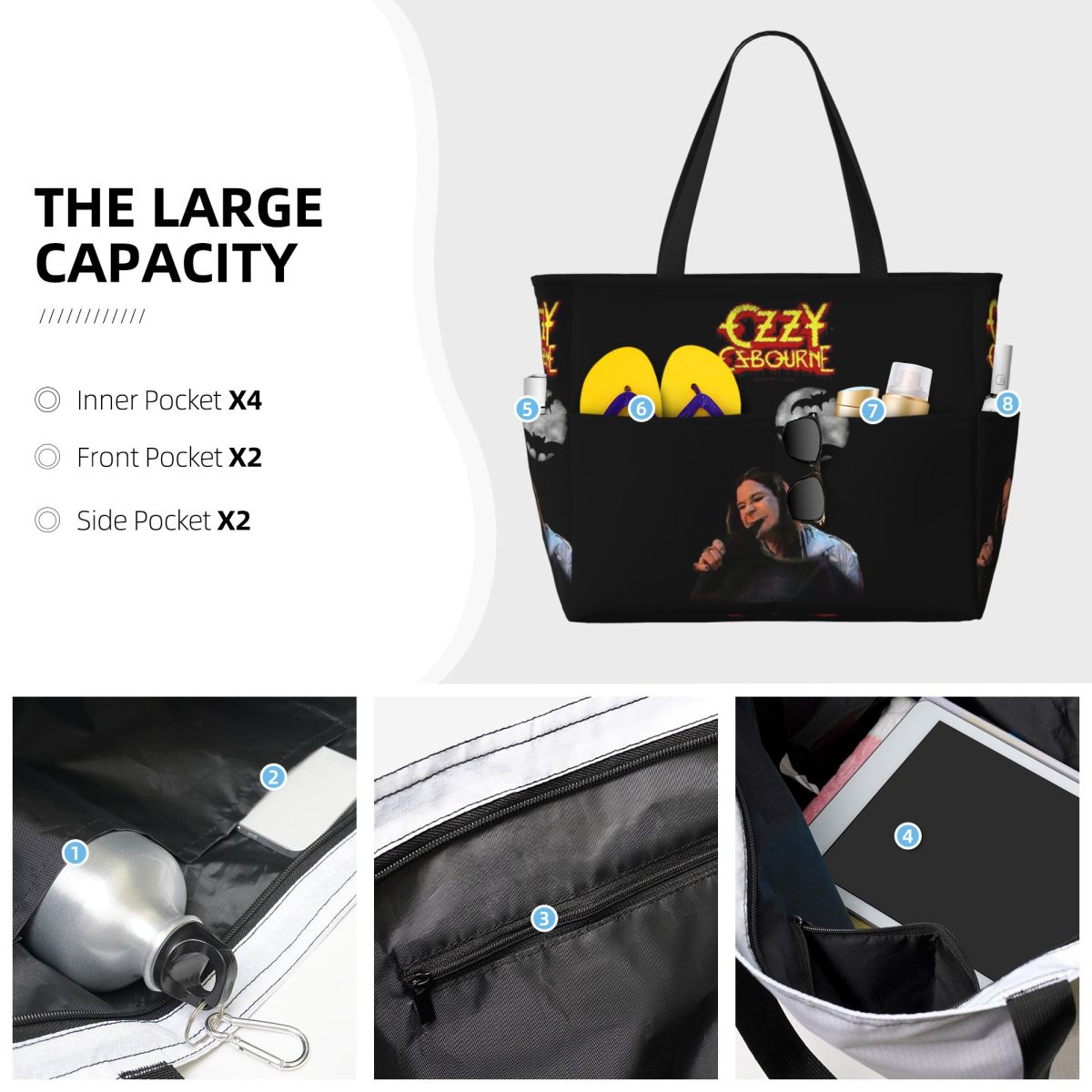 Ozzy Osbourne Merch Tas Jinjin - Yoga Fitness Merch ulasan dan harga