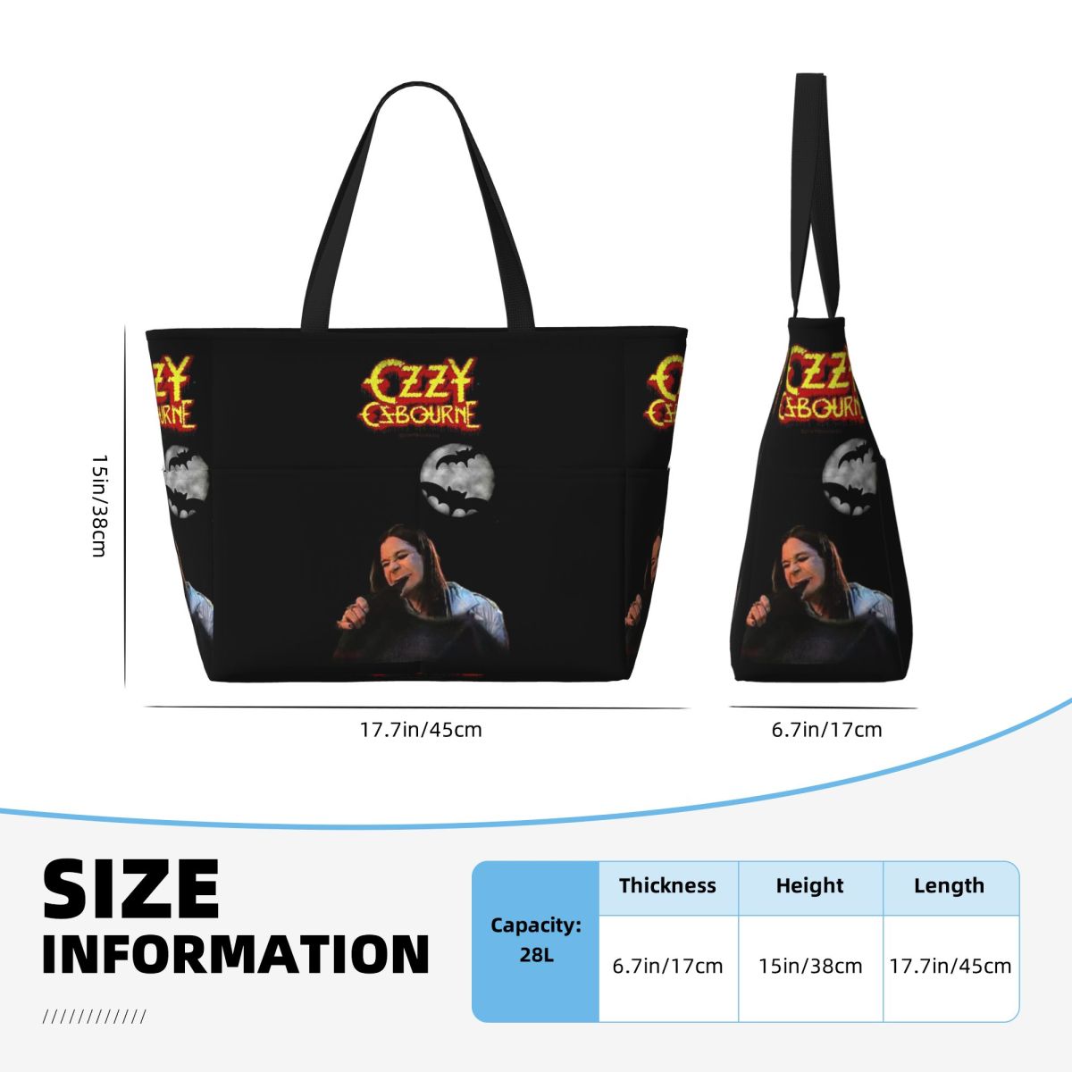 Ozzy Osbourne Merch Tas Jinjin - Yoga Fitness Merch ulasan dan harga
