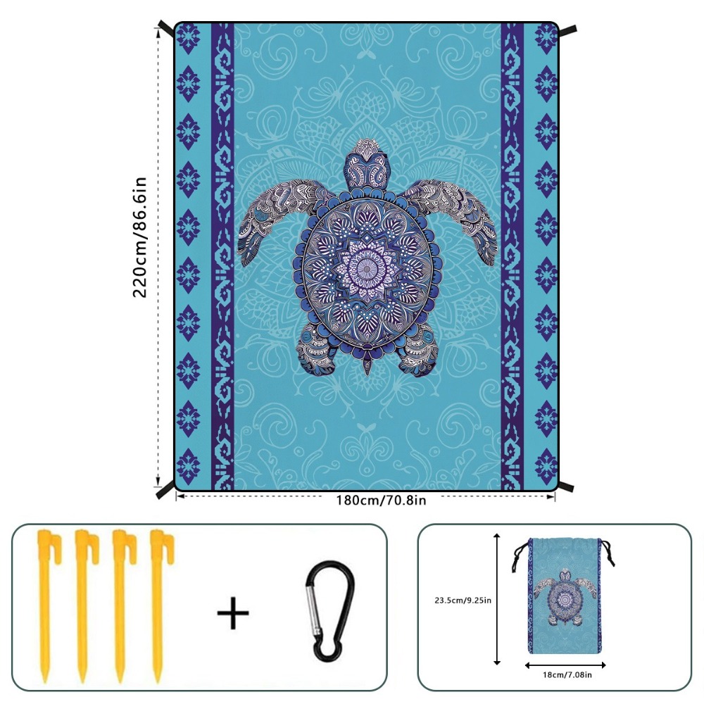 Handuk Pantai Motif Pohon Pale - Yoga Of Fitness Mat ulasan dan harga